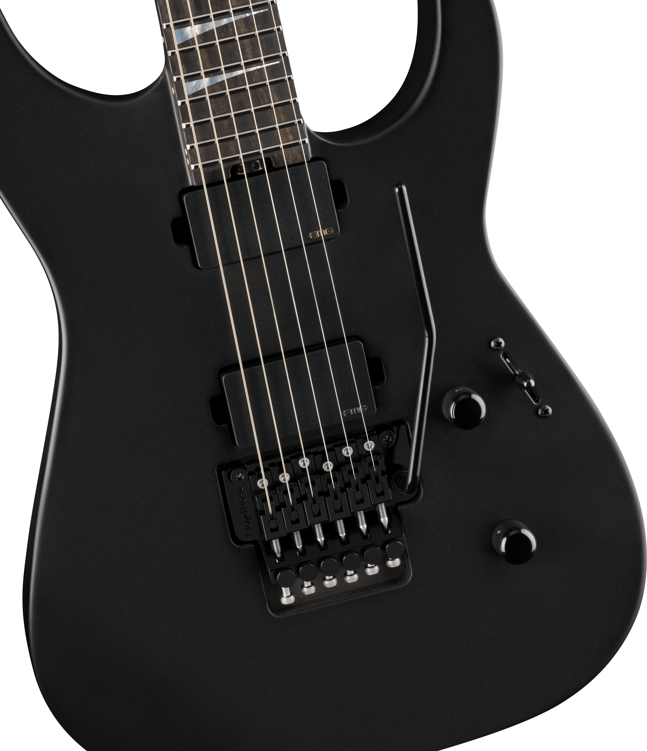 Jackson Sl2mg American Soloist Trem Hh Eb - Satin Black - Metalen elektrische gitaar - Variation 2