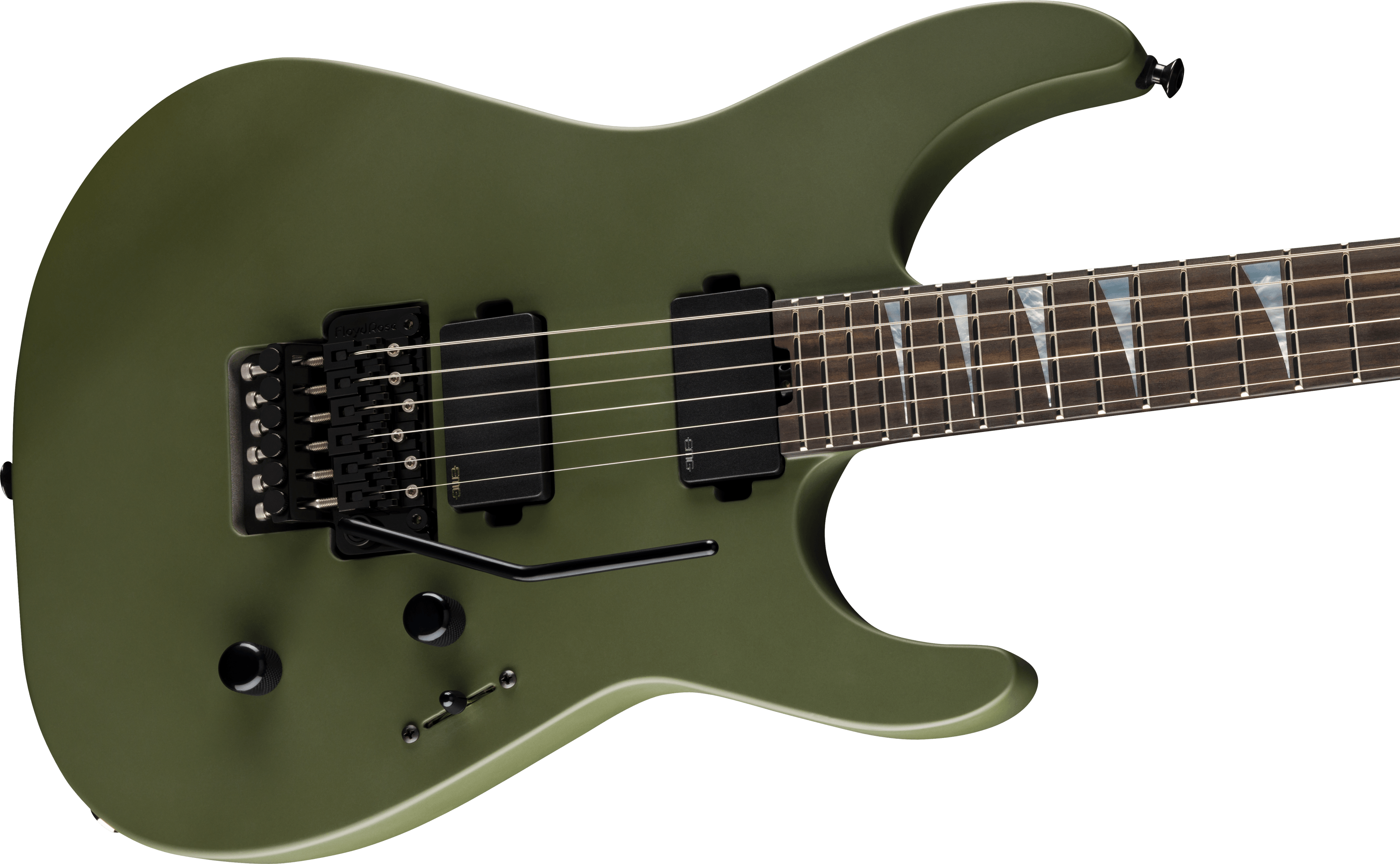 Jackson Sl2mg American Soloist Trem Hh Eb - Matte Army Drab - Metalen elektrische gitaar - Variation 3