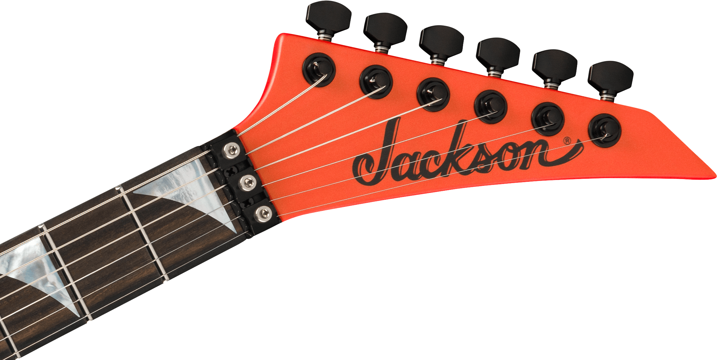 Jackson Sl2mg American Soloist Trem Hh Eb - Satin Lambo Orange - Metalen elektrische gitaar - Variation 4