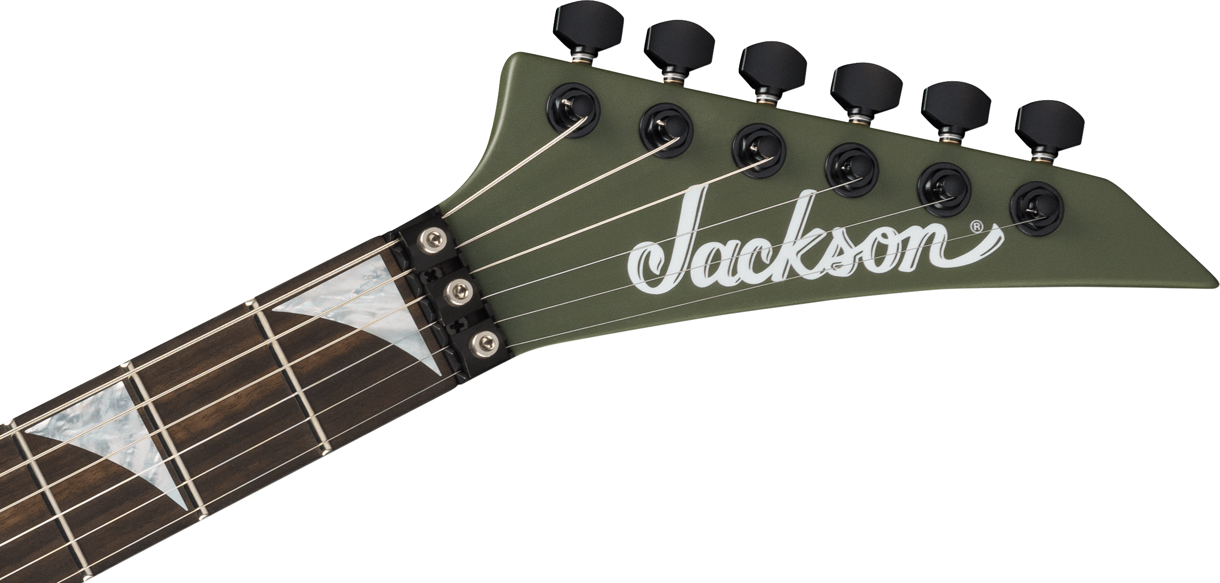 Jackson Sl2mg American Soloist Trem Hh Eb - Matte Army Drab - Metalen elektrische gitaar - Variation 4