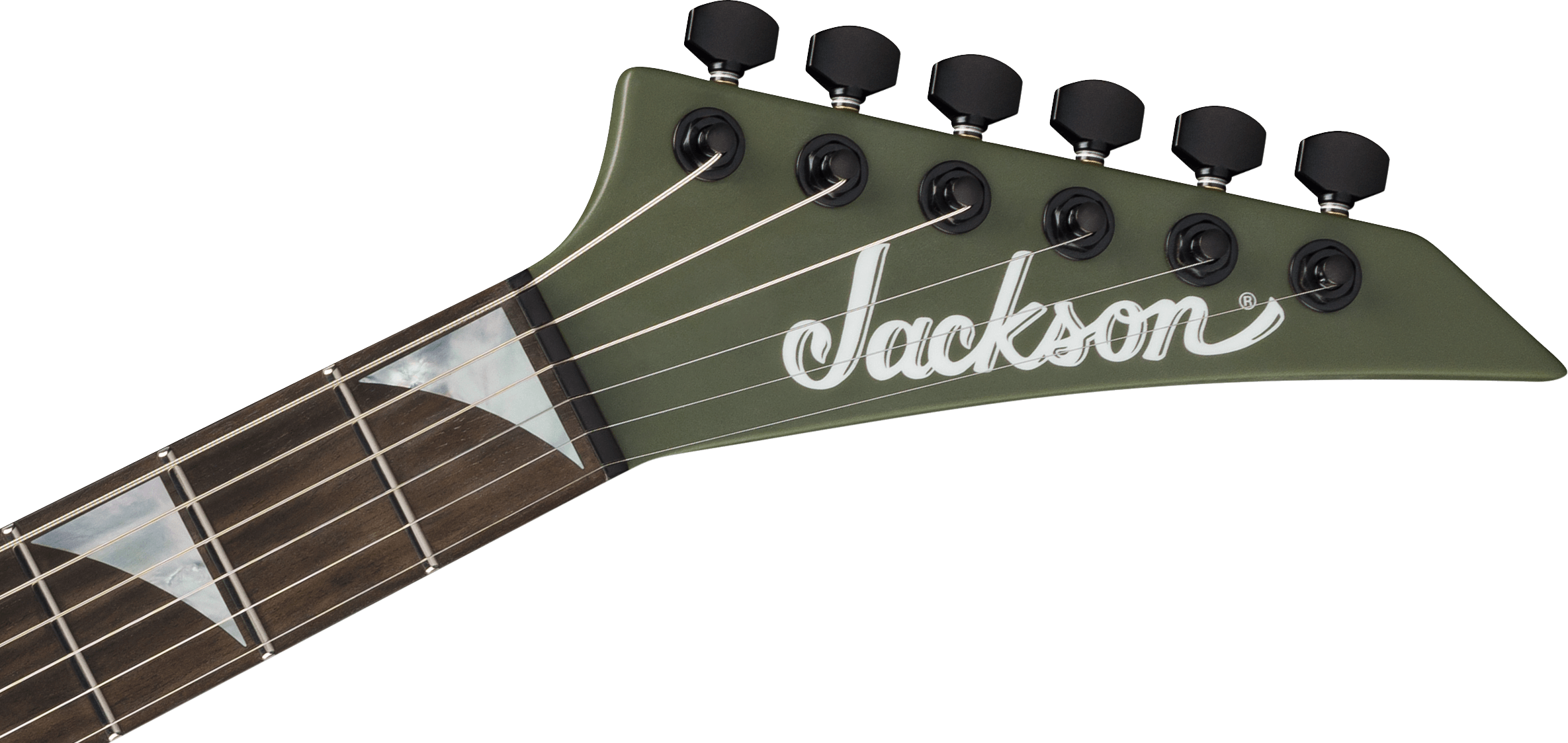 Jackson Sl2mg Ht American Soloist Ht Hh Eb - Matte Army Drab - Metalen elektrische gitaar - Variation 4