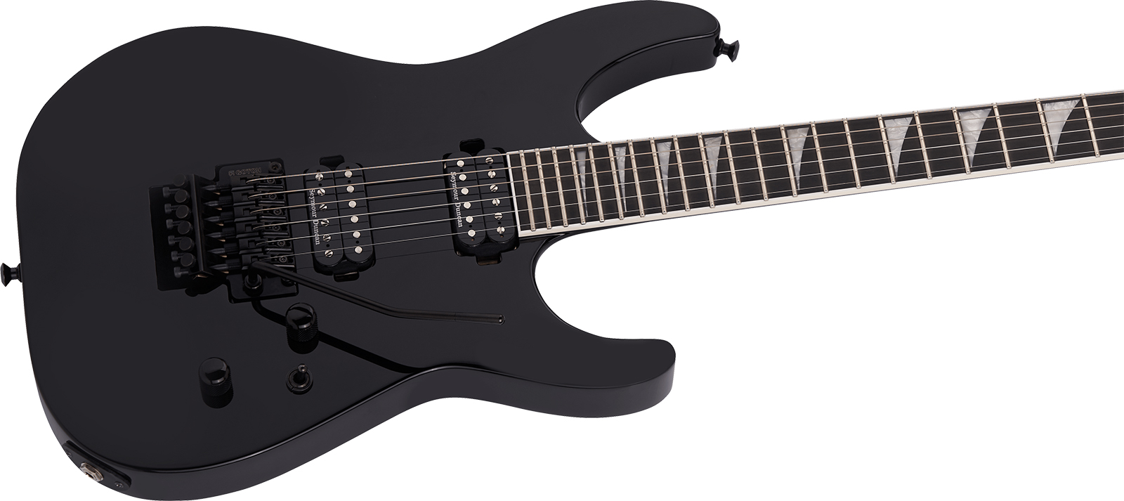 Jackson Soloist Sl2 Mj Jap 2h Seymour Duncan Fr Eb - Black - Metalen elektrische gitaar - Variation 2