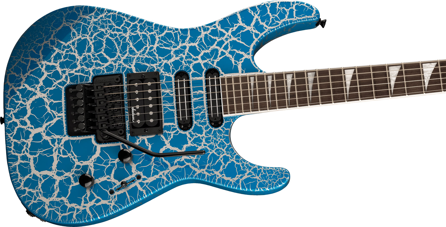 Jackson Soloist Sl3x Dx Hstst Fr Lau - Frost Byte Crackle - Elektrische gitaar in Str-vorm - Variation 2