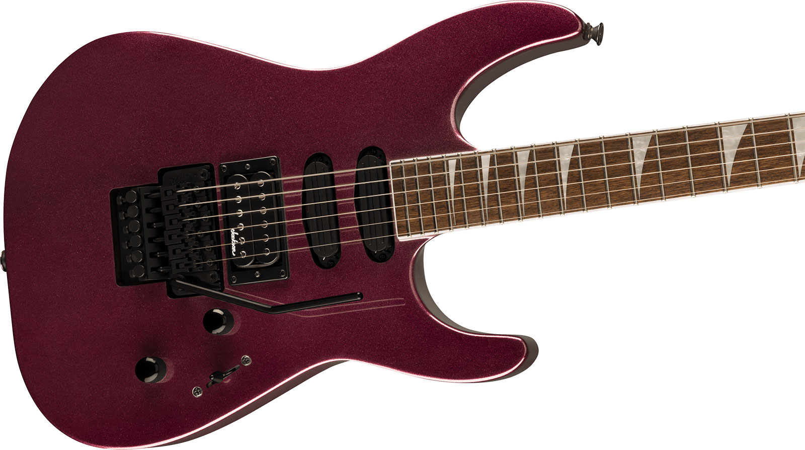 Jackson Soloist Sl3x Dx Hstst Fr Lau - Oxblood - Elektrische gitaar in Str-vorm - Variation 2