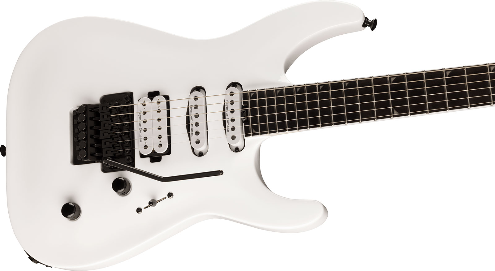 Jackson Soloist Sla3 Pro Plus Hss Seymour Duncan Fr Eb - Snow White - Elektrische gitaar in Str-vorm - Variation 2