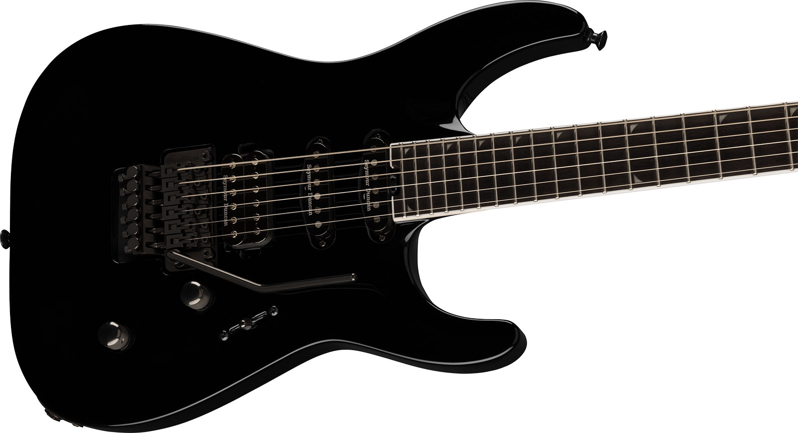 Jackson Soloist Sla3 Pro Plus Hss Seymour Duncan Fr Eb - Deep Black - Elektrische gitaar in Str-vorm - Variation 2