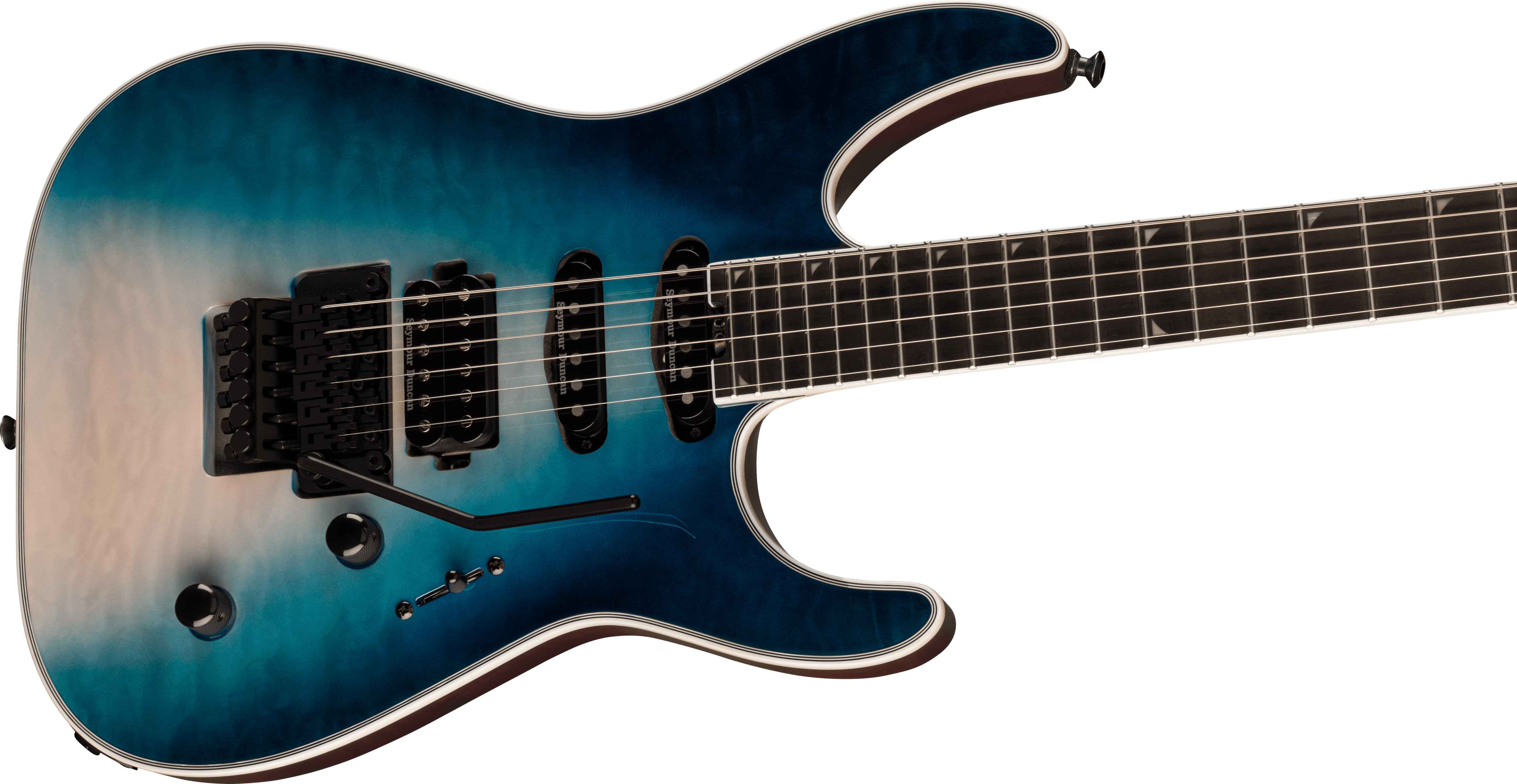 Jackson Soloist Sla3q Pro Plus Hss Seymour Duncan Fr Eb - Polar Burst - Elektrische gitaar in Str-vorm - Variation 3