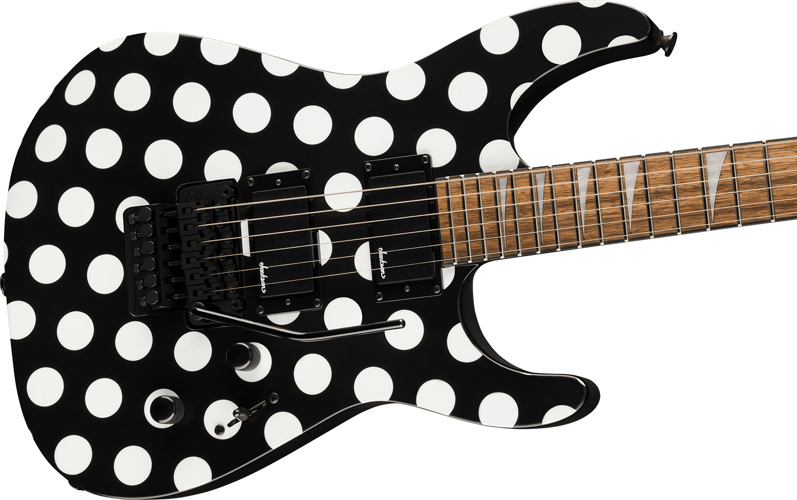 Jackson Soloist Slx Dx Graphic Srs X-series 2h Fr Ama - Polka Dot - Metal elektrische gitaar - Variation 2