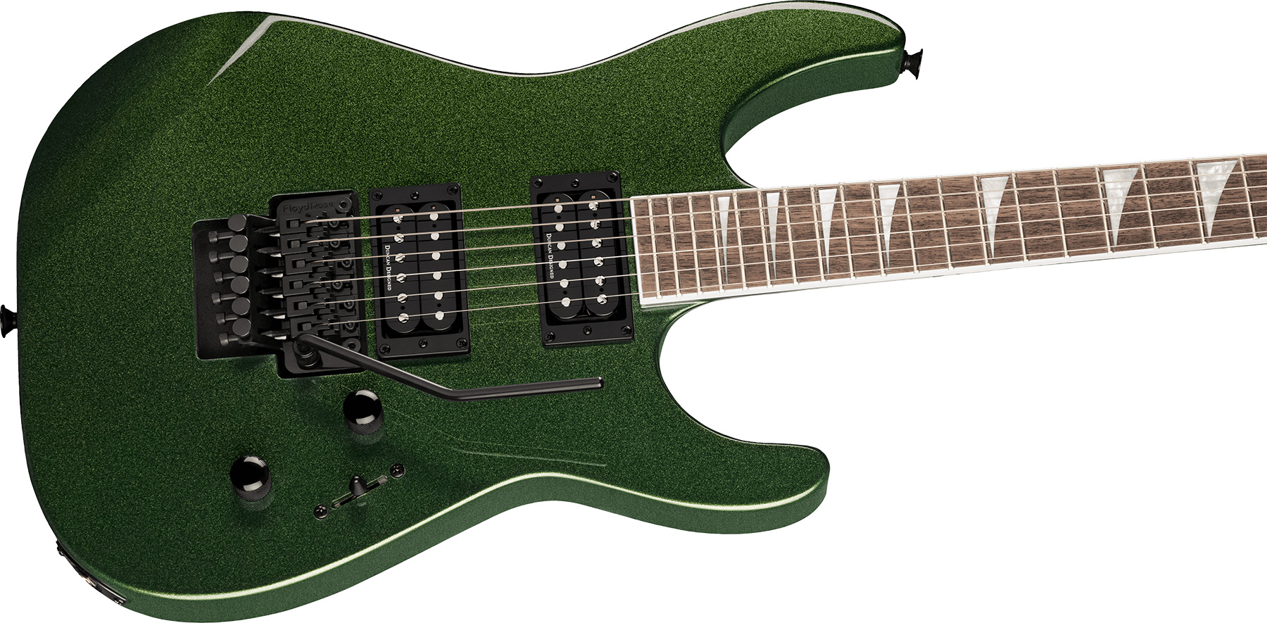 Jackson Soloist Slx Dx 2h Fr Lau - Manalishi Green - Guitarra eléctrica de doble corte. - Variation 2