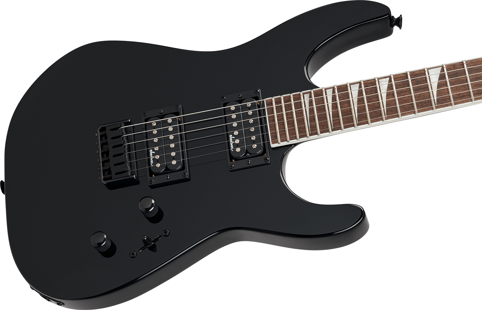 Jackson Soloist Slx Dx Ht X-series 2h Ht Lau - Gloss Black - Metal elektrische gitaar - Variation 2