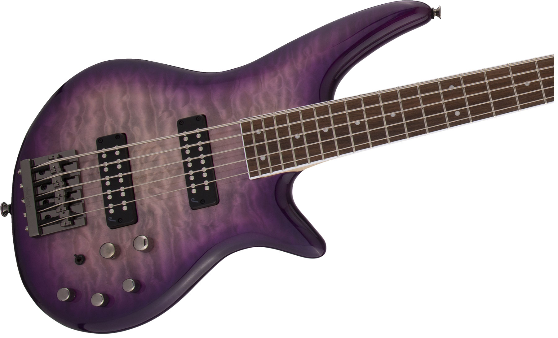Jackson Spectra Bass Js3qv 5c Active Lau - Purple Phaze - Solid body elektrische bas - Variation 2