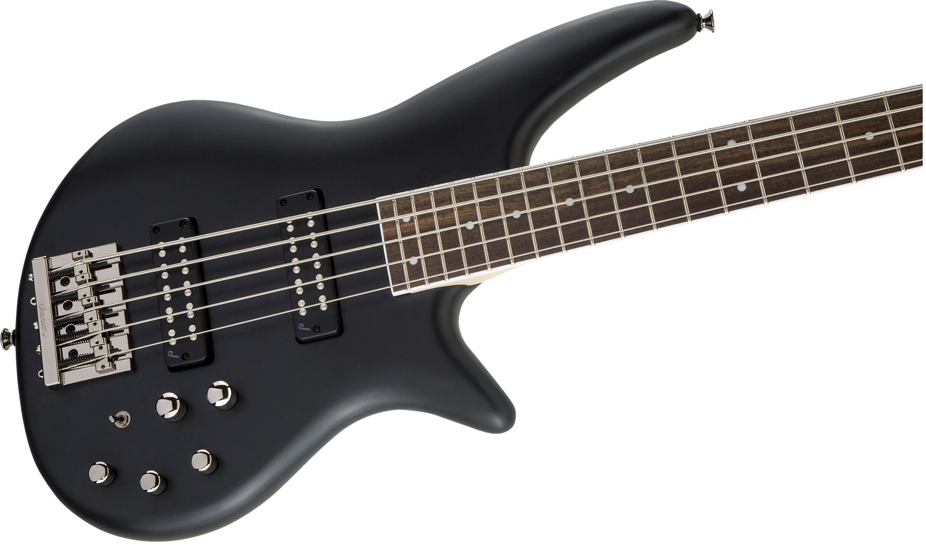 Jackson Spectra Bass Js3v 5c Active Lau - Satin Black - Solid body elektrische bas - Variation 2