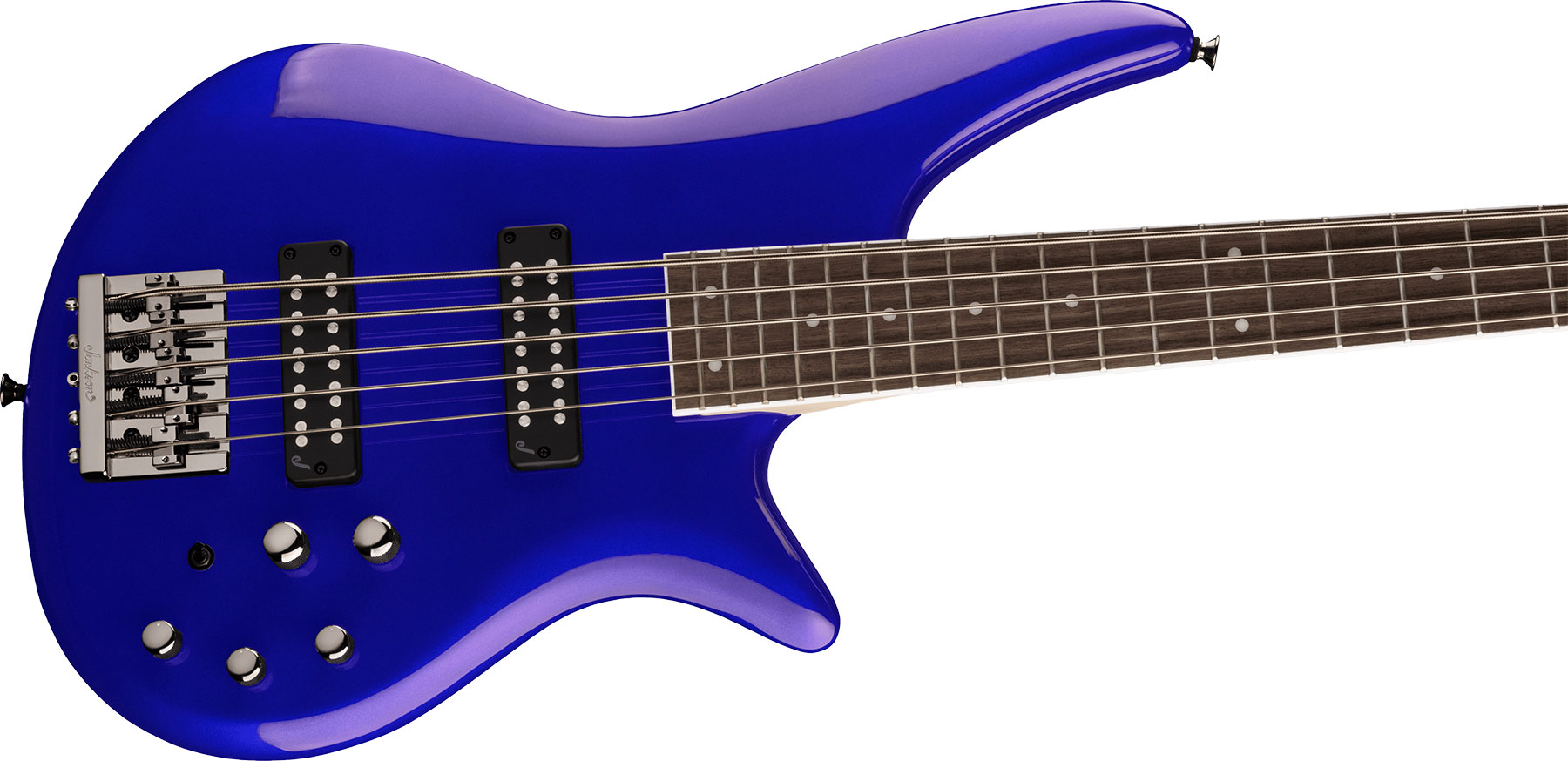 Jackson Spectra Bass Js3v 5c Active Lau - Indigo Blue - Solid body elektrische bas - Variation 2
