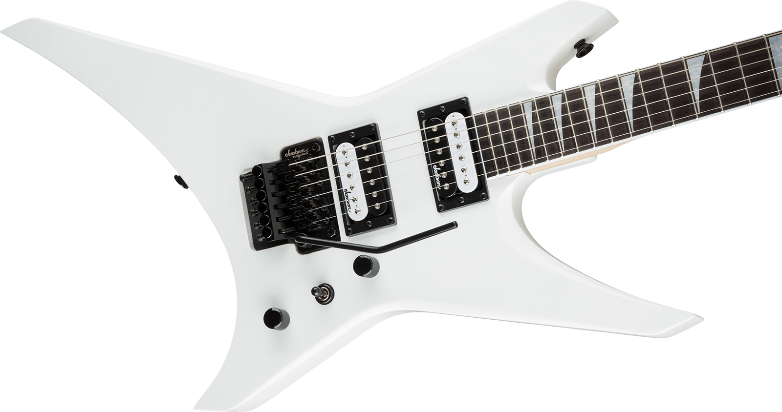 Jackson Warrior Js32 2h Fr Ama - Snow White - Metal elektrische gitaar - Variation 1