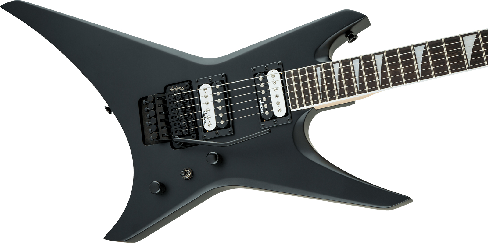 Jackson Warrior Js32 2h Fr Ama - Satin Black - Metal elektrische gitaar - Variation 2