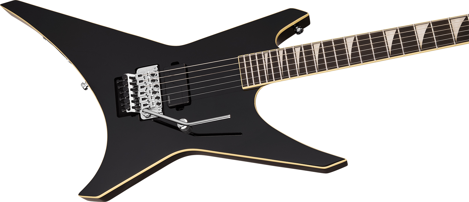 Jackson Warrior Wr1a Pro Plus Pure Metal Ltd 1h Fishman Fluence Modern Fr Eb - Gloss Black - Metal elektrische gitaar - Variation 2