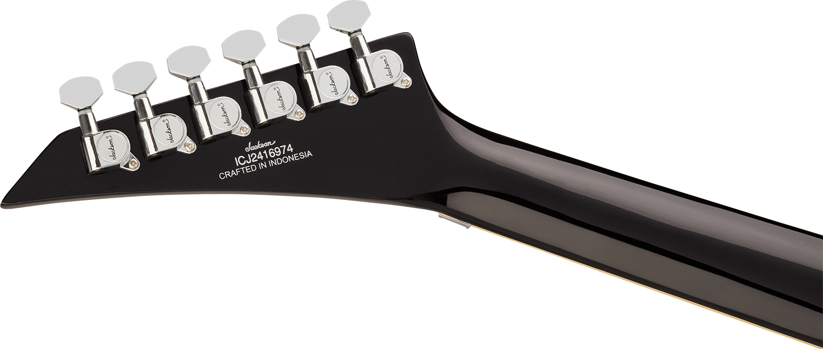 Jackson Warrior Wr1a Pro Plus Pure Metal Ltd 1h Fishman Fluence Modern Fr Eb - Gloss Black - Metal elektrische gitaar - Variation 3