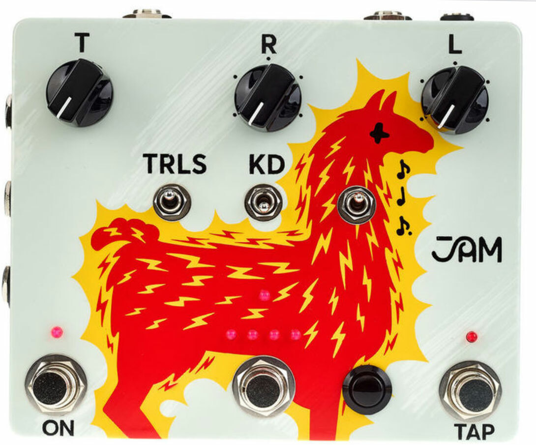 Jam Delay Llama Xtreme - Reverb/delay/echo effect pedaal - Main picture