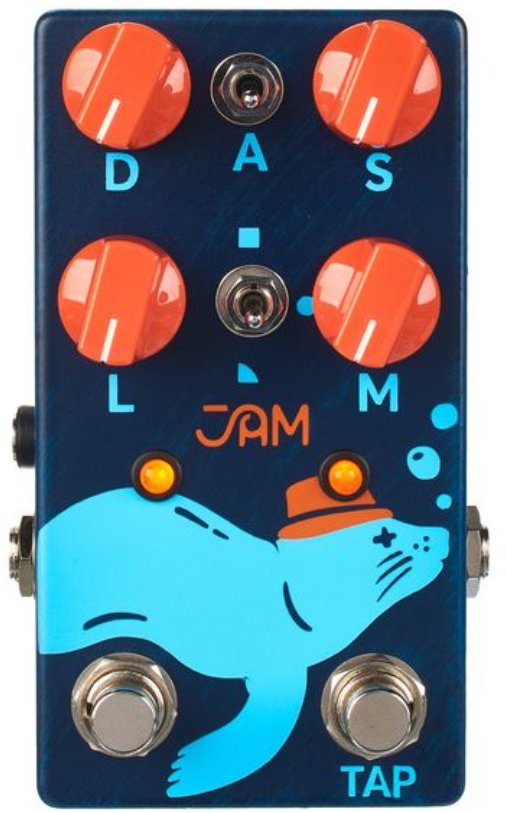 Jam Harmonious Monk Mk2 Tremolo - Modulation/chorus/flanger/phaser en tremolo effect pedaal - Main picture