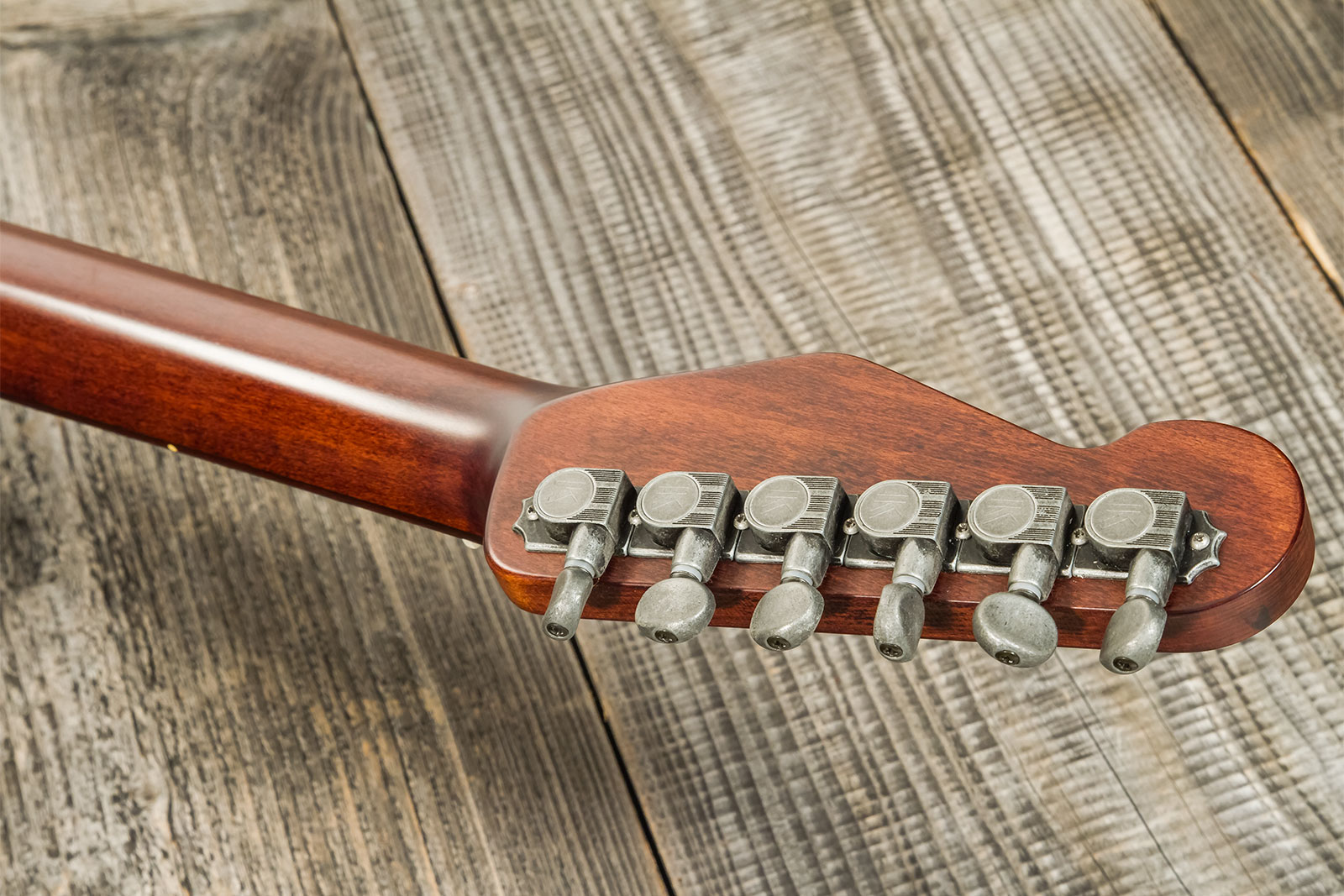 James Trussart Deluxe Steelguard Caster Perf. Back Wide Range 2h Rw Rusty #17148 - Rust O Matic - Semi hollow elektriche gitaar - Variation 7