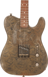 Semi hollow elektriche gitaar James trussart SteelCaster #21000 - Rusty roses
