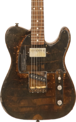 Semi hollow elektriche gitaar James trussart SteelCaster #20034 - Rust o matic gator