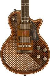 Enkel gesneden elektrische gitaar James trussart SteelDeville #21179 - Rust o matic pinstriped caged