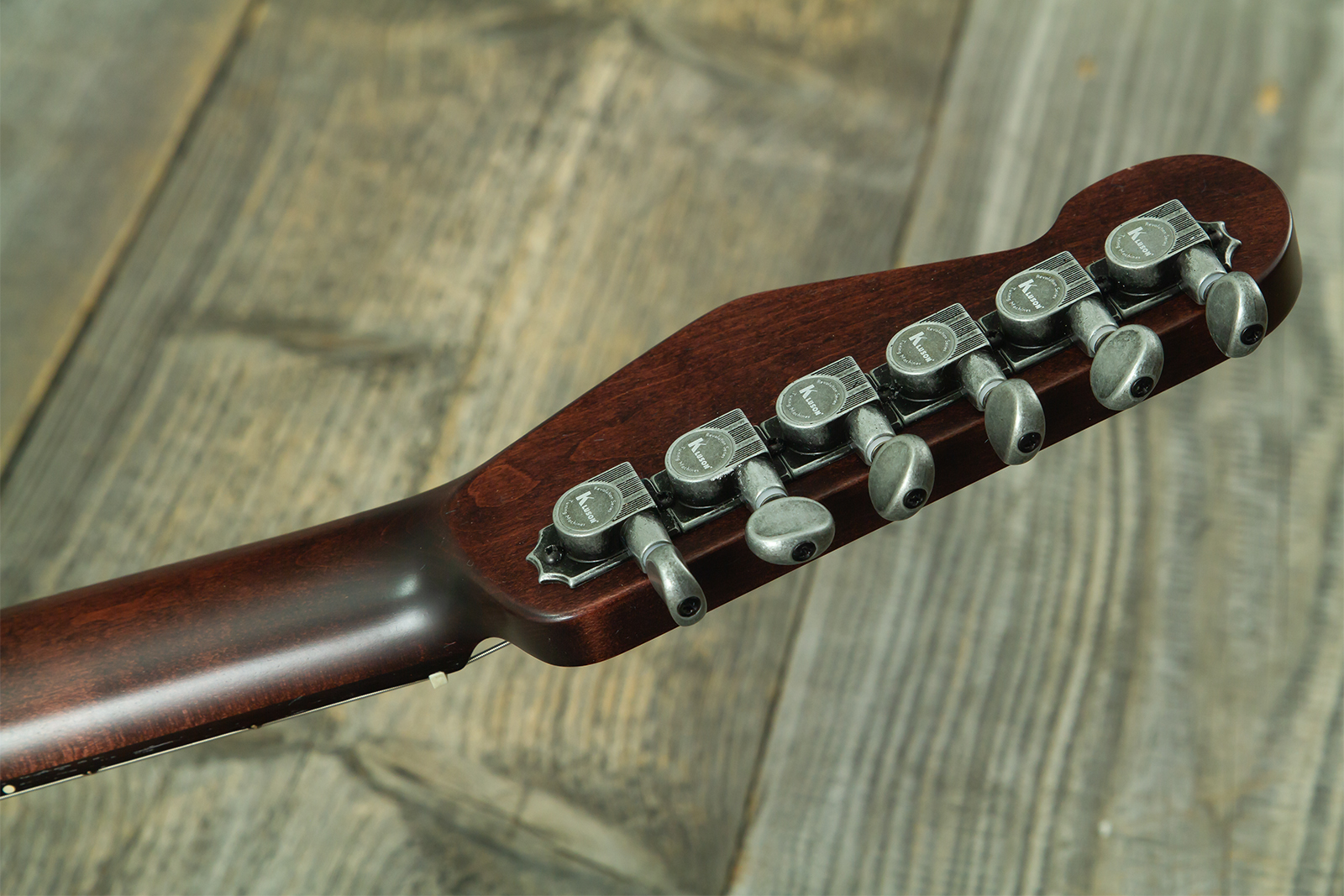 James Trussart Steelcaster Sh Ht Rw #26052 - Red Star Holey Gator Pickguard - Semi hollow elektriche gitaar - Variation 15