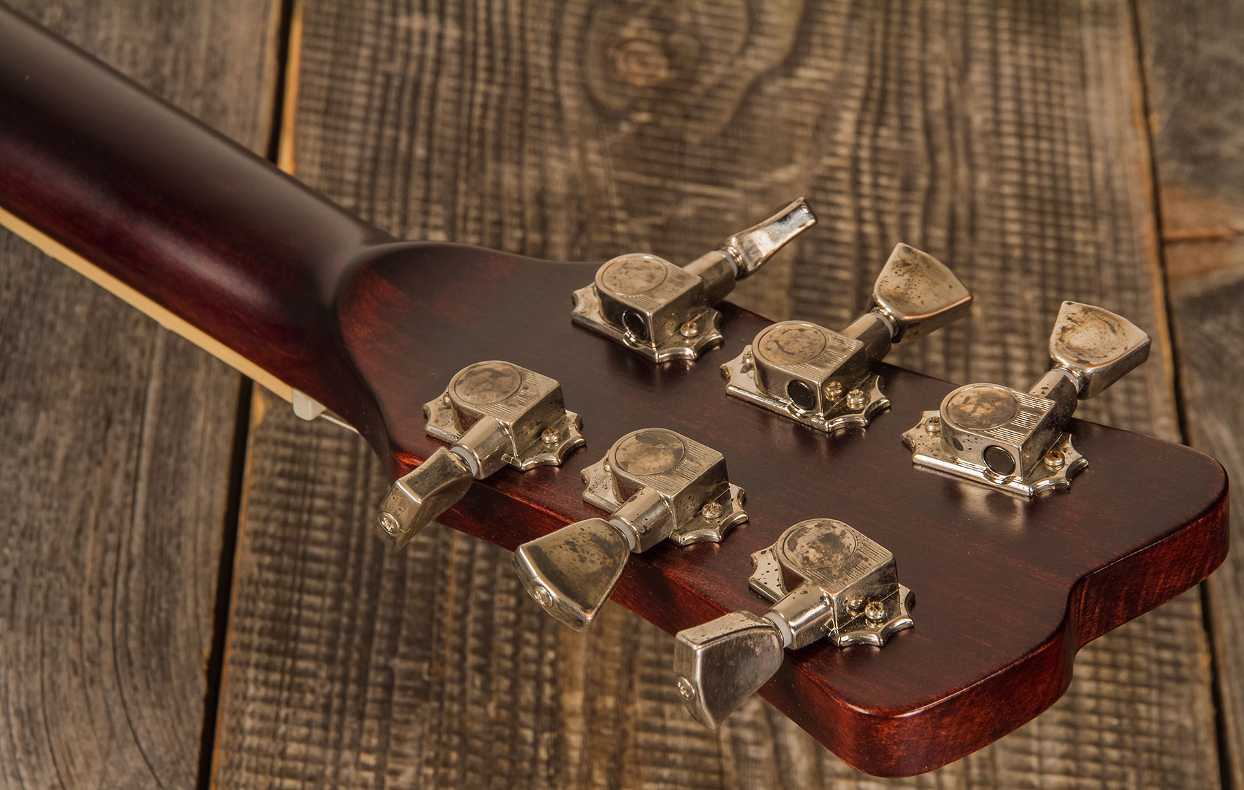 James Trussart Steeldeville Perf.back 2h Ht Rw #21171 - Rust O Matic Pinstriped - Enkel gesneden elektrische gitaar - Variation 5