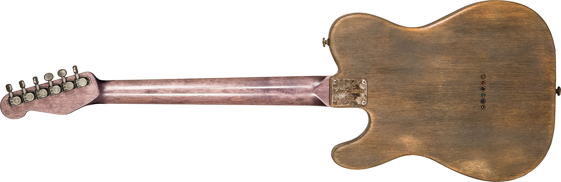 James Trussart Steelguard Caster Sugar Pine Sh Eb #18035 - Rust O Matic Gator Grey Driftwood - Televorm elektrische gitaar - Variation 1