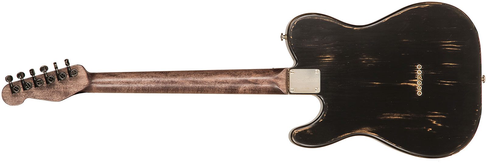 James Trussart Steeltopcaster Sh Ht Eb #21135 - Antique Silver Paisley - Televorm elektrische gitaar - Variation 1