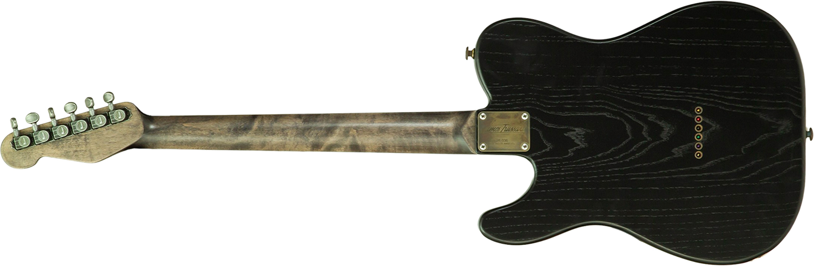 James Trussart Steeltopcaster Sh Ht Mn #26036 - Rust & Black Paisley Engraved - Televorm elektrische gitaar - Variation 1