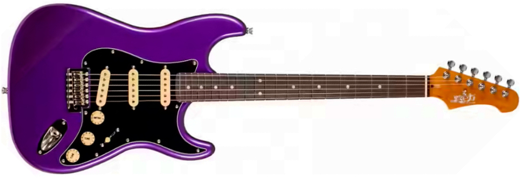Jet Guitars Js300 Plm R 3s Trem Rw - Plum - Elektrische gitaar in Strat vorm - Main picture