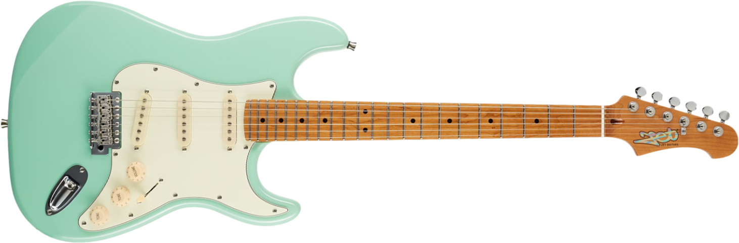 Jet Guitars Js300 Sfg 3s Trem Mn - Sea Foam Green - Elektrische gitaar in Str-vorm - Main picture