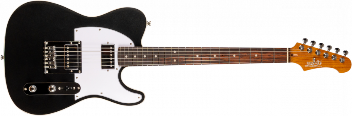Jet Guitars Jt350 Bk R Hh Ht Rw - Black - Televorm elektrische gitaar - Main picture