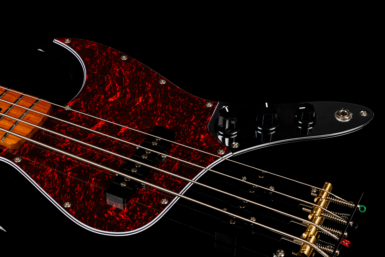 Jet Guitars Jjb300 Bk Mn - Black - Solid body elektrische bas - Variation 3