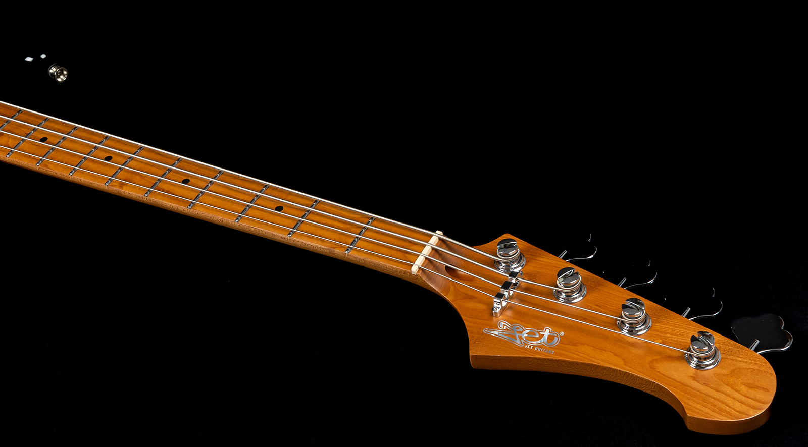 Jet Guitars Jjb300 Bk Mn - Black - Solid body elektrische bas - Variation 4