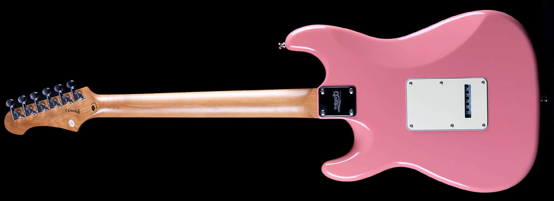 Jet Guitars Js300 Bgd 3s Trem Mn - Burgundy Pink - Elektrische gitaar in Strat vorm - Variation 2
