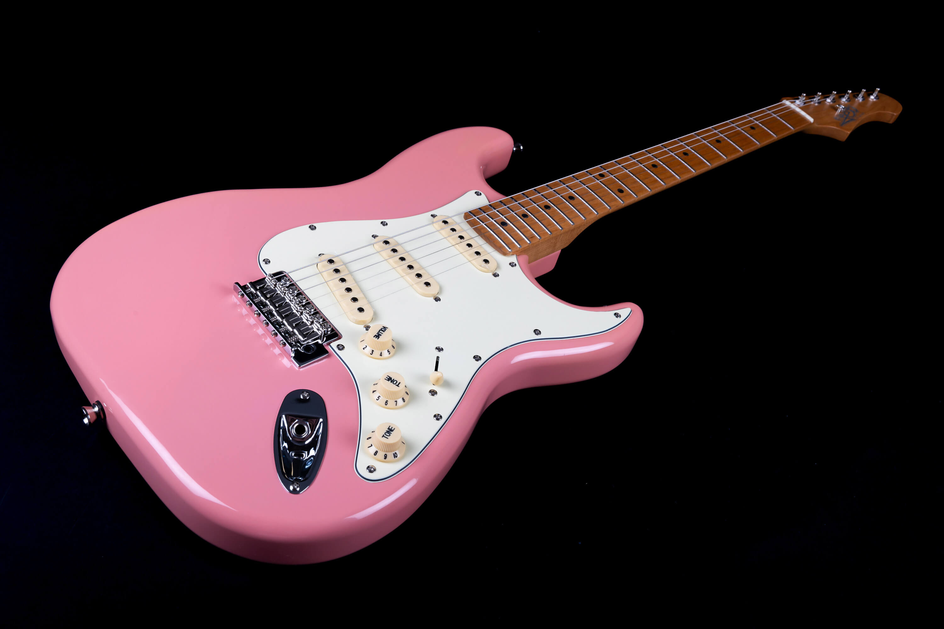 Jet Guitars Js300 Bgd 3s Trem Mn - Burgundy Pink - Elektrische gitaar in Strat vorm - Variation 3