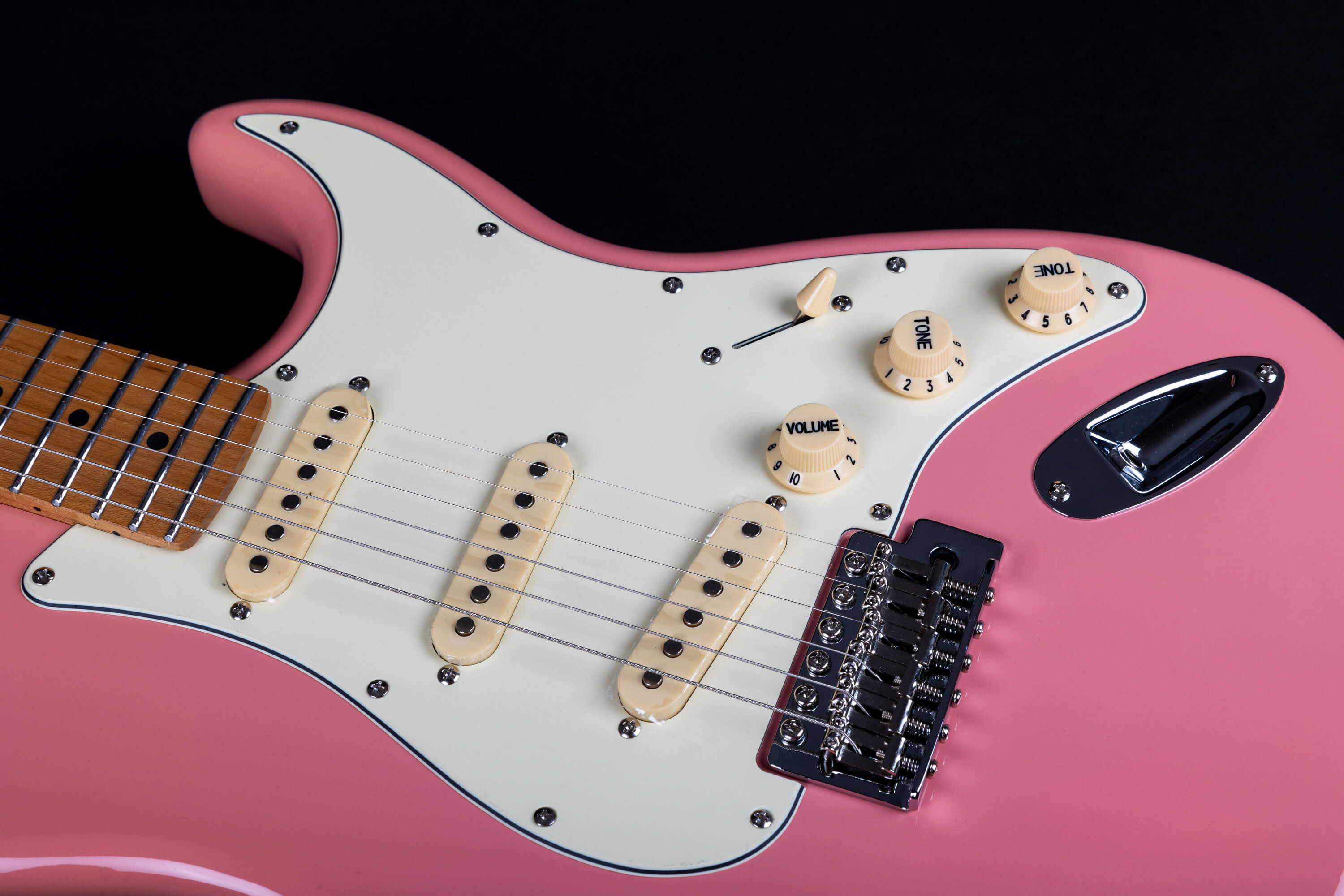Jet Guitars Js300 Bgd 3s Trem Mn - Burgundy Pink - Elektrische gitaar in Strat vorm - Variation 4