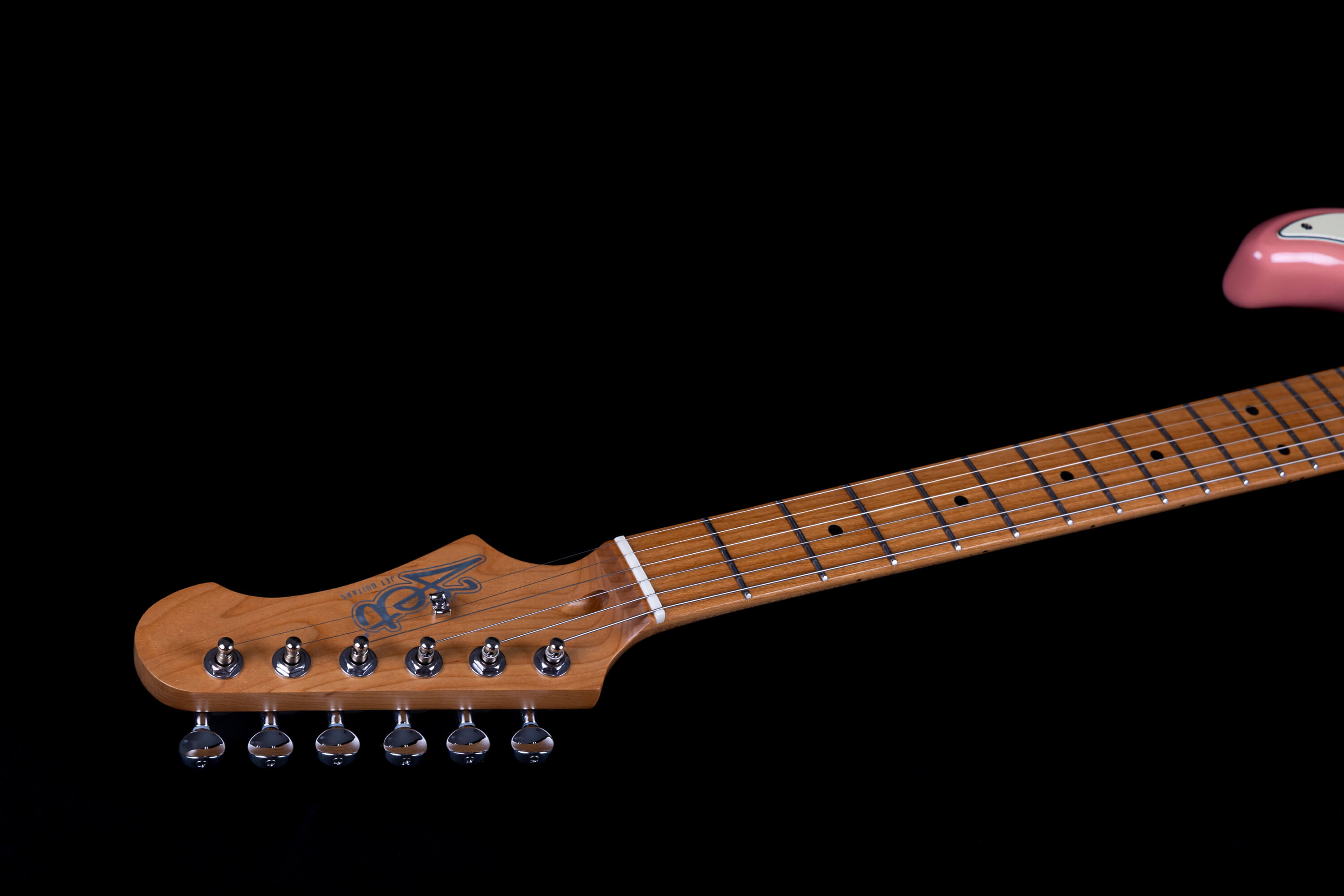 Jet Guitars Js300 Bgd 3s Trem Mn - Burgundy Pink - Elektrische gitaar in Strat vorm - Variation 5