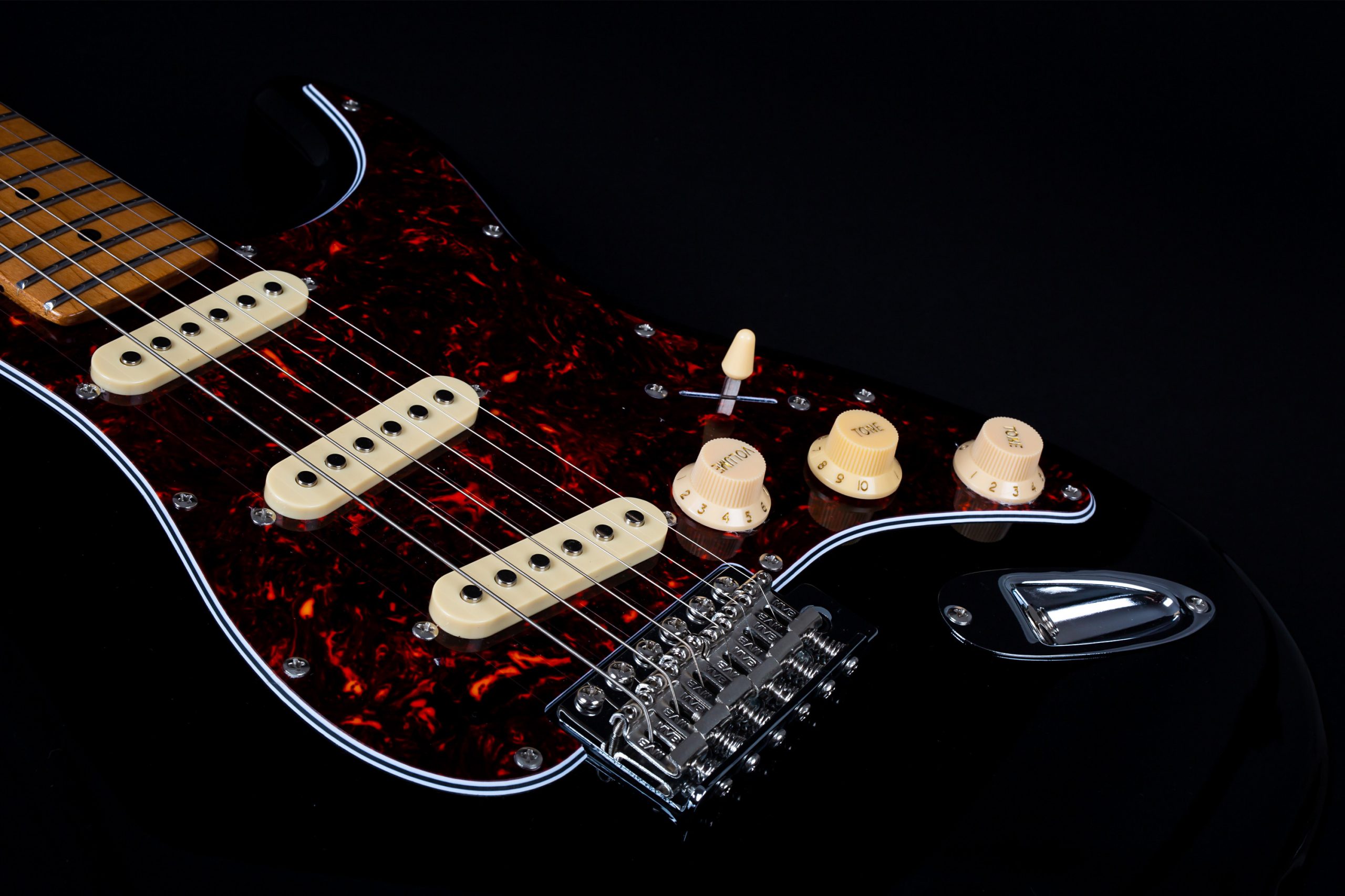 Jet Guitars Js300 Bl 3s Trem Mn - Black - Elektrische gitaar in Str-vorm - Variation 3