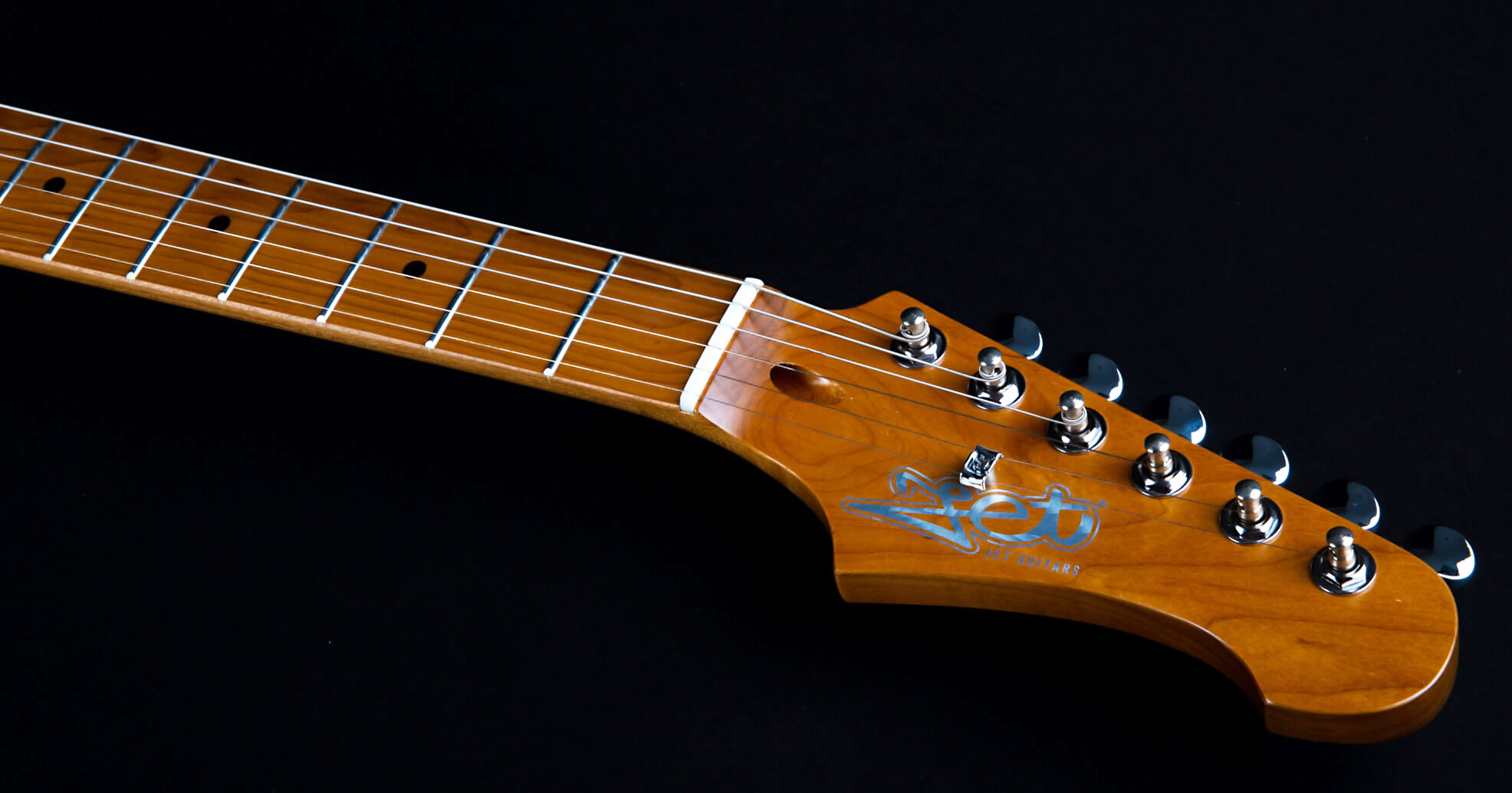 Jet Guitars Js300 Gd 3s Trem Mn - Gold - Elektrische gitaar in Str-vorm - Variation 4