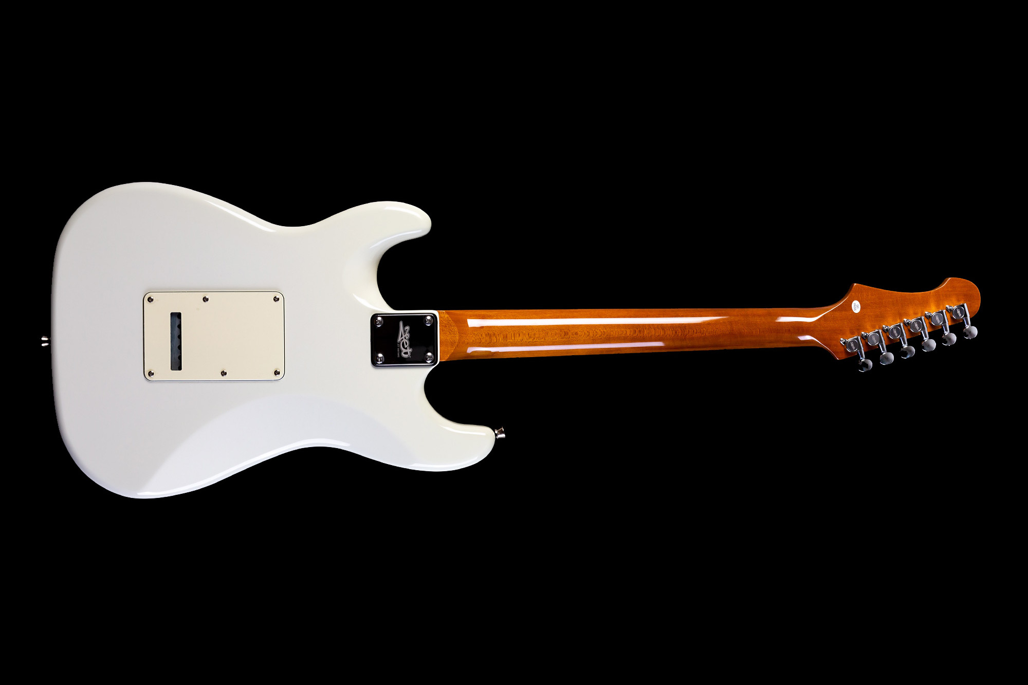 Jet Guitars Js300 Ow 3s Trem Mn - Olympic White - Elektrische gitaar in Str-vorm - Variation 1