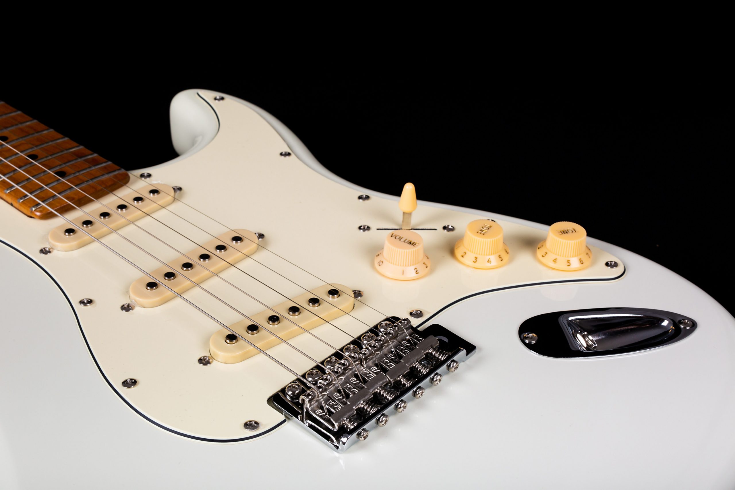 Jet Guitars Js300 Ow 3s Trem Mn - Olympic White - Elektrische gitaar in Str-vorm - Variation 3