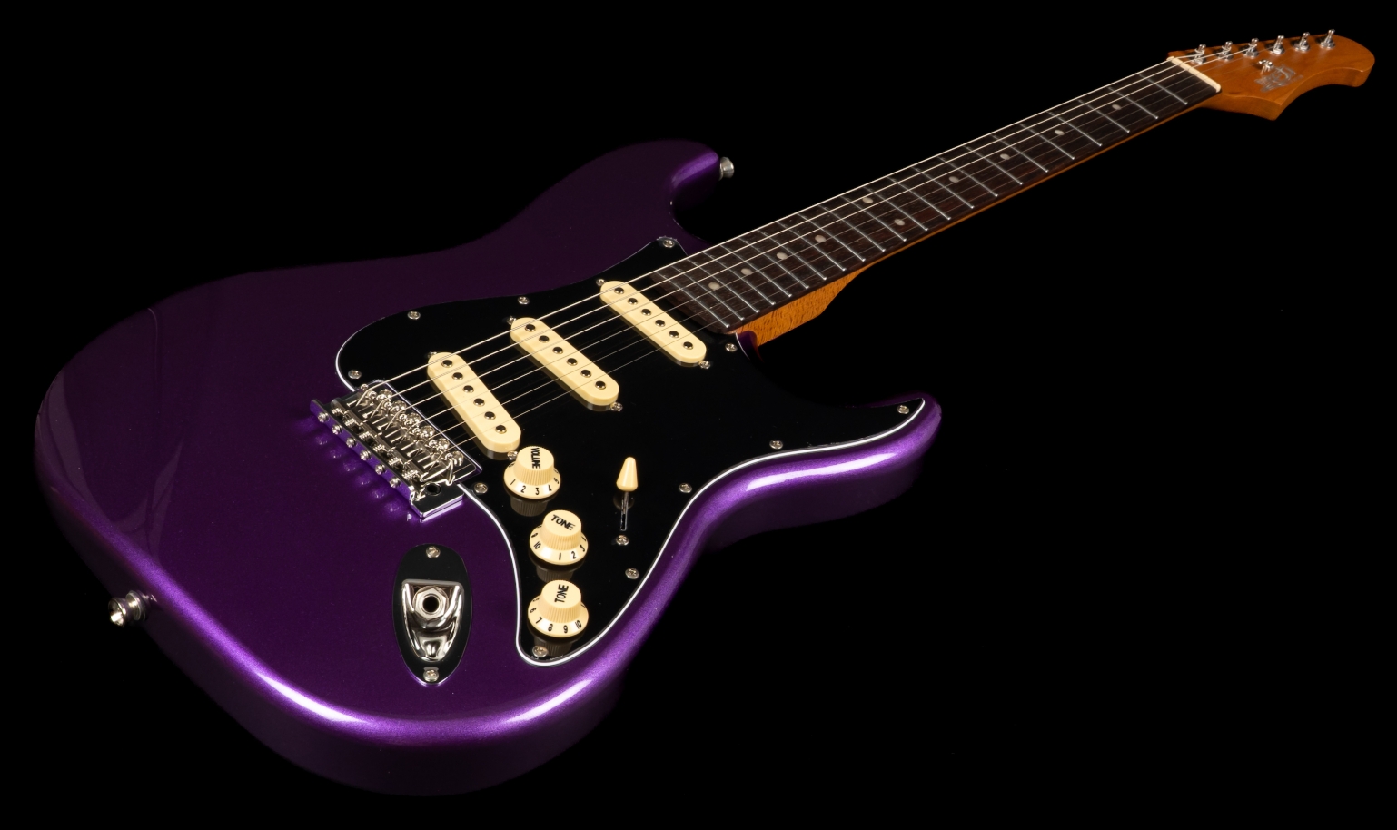 Jet Guitars Js300 Plm R 3s Trem Rw - Plum - Elektrische gitaar in Strat vorm - Variation 2