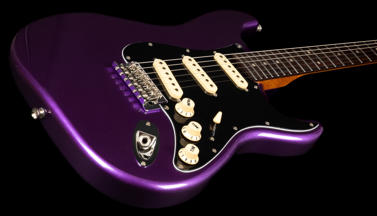Jet Guitars Js300 Plm R 3s Trem Rw - Plum - Elektrische gitaar in Strat vorm - Variation 3