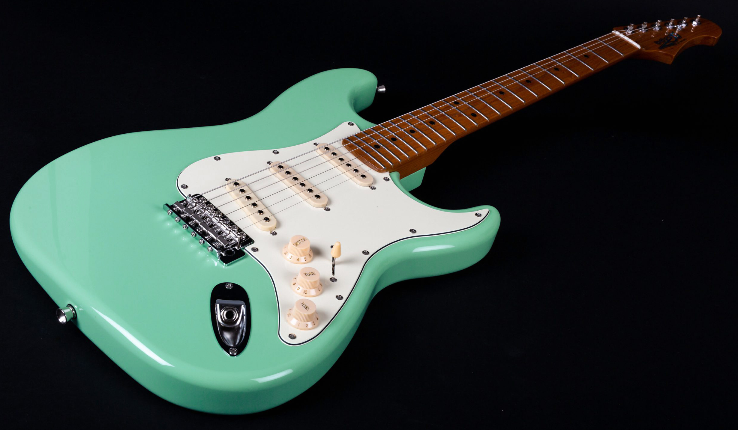 Jet Guitars Js300 Sfg 3s Trem Mn - Sea Foam Green - Elektrische gitaar in Str-vorm - Variation 2