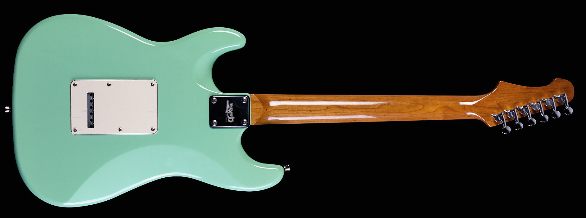 Jet Guitars Js300 Sfg Lh Gaucher  3s Trem Mn - Sea Foam Green - Elektrische gitaar in Strat vorm - Variation 1