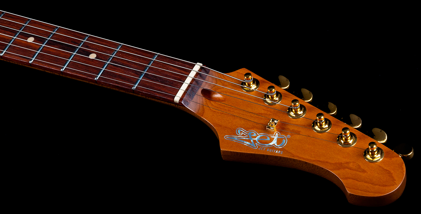 Jet Guitars Js380 Bk G 3s Trem Rw - Black - Elektrische gitaar in Strat vorm - Variation 4